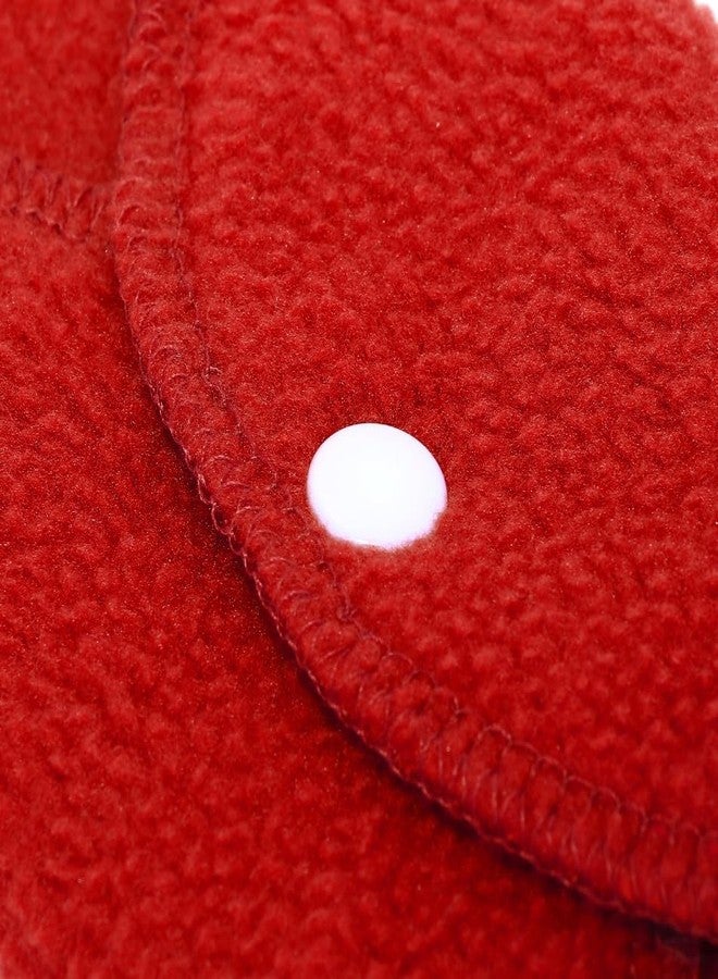 CareDone Reusable Cloth Period Pads For Heavy Flow Leakproof Overnight Protects,Large Sanitary Pads Set With Wings For Women,Washable Cloth Panty Liners Period Pads (Dark Multi Pads4) - Image 3